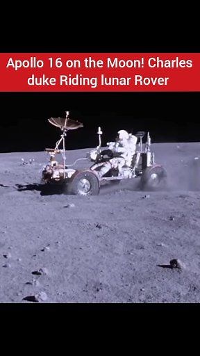 Lunar Roving Vehicle (LRV) in action during the Apollo 16 mission in April 1972. This video shows astronauts John Young and Charles Duke driving the rover across the Moon’s surface, exploring craters, collecting samples, and making history as only a handful of humans have done. Apollo 16 was the fifth mission to land humans on the Moon, and this footage really brings the mission to life — showing the mobility and excitement of lunar exploration beyond static photos. Imagine riding a rover in the