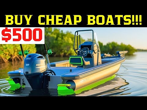 Top 15 USED Fishing Boats You Can Buy in 2025!