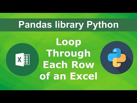 Pandas library Python | Loop Through Each Row of an Excel File Using Pandas