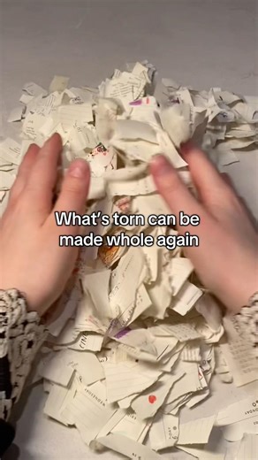 How to make new pages from old scraps | Recyckling, less waste DIY Idea