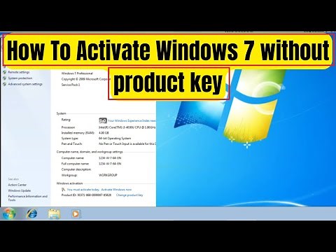 How to Activate Windows 7 Without Product Key | Step-by-Step Guide