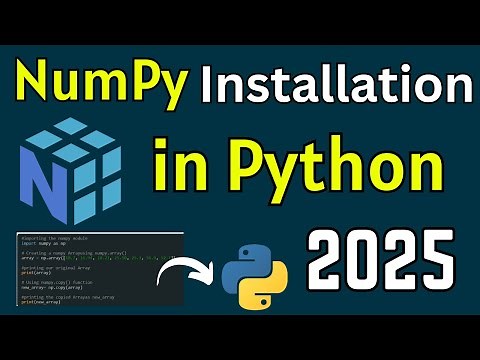 How to install NumPy on Python 3.13.3 [2025] | NumPy Installation | Data Science Library