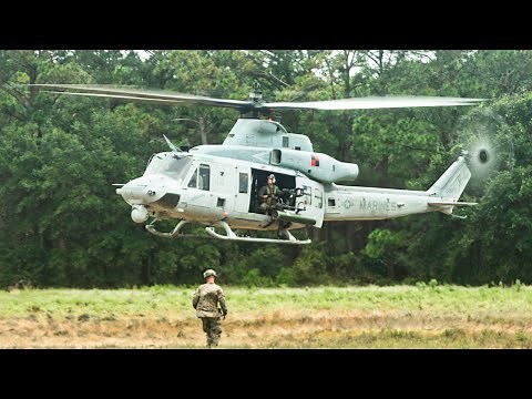 Refueling UH-1Y Huey Helicopter | MFA