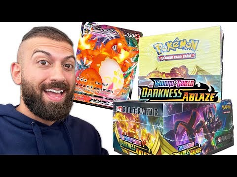 *NEW* Opening DARKNESS ABLAZE Pokemon Cards! / Charizard VMAX?!