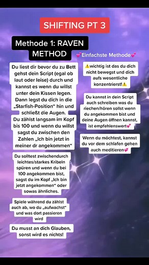 The Raven Method💕 #shifting #shiftingrealitys #foryoupage #fy
