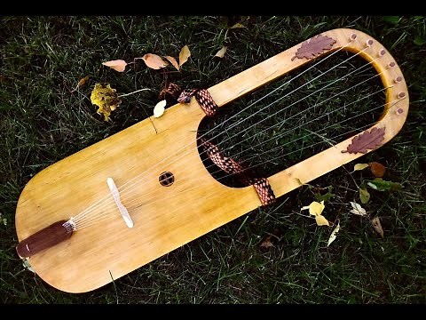 Anglo Saxon Lyre Demonstration
