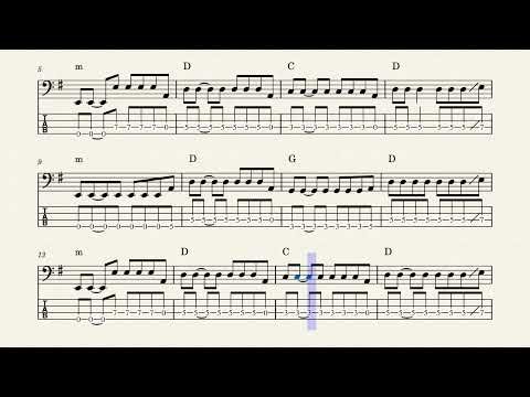 The Tragically Hip - Nautical Disaster - Bass Tabs with Bass Transcription