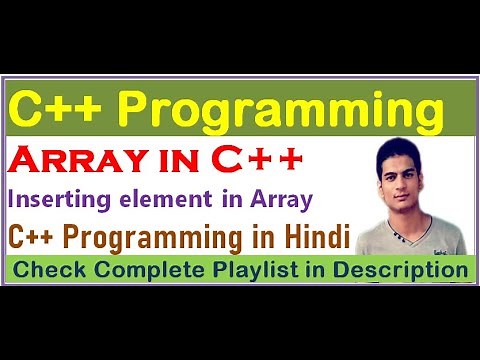 Inserting element at Specific Position in Array | C++ Programming