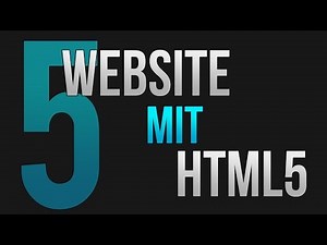 Website mit HTML #5 (Tutorial für Anfänger) • [German] [HD]