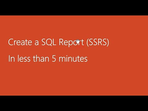 Learn how to create SQL Reports SSRS in less than 5 minutes, ssrs tutorial for beginners
