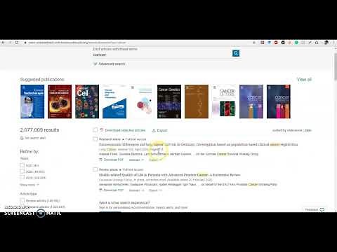 ScienceDirect Database Search Tutorial