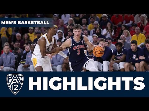 No. 5 Arizona vs. Arizona State | Game Highlights | NCAA Men's Basketball | 2022-23 Season