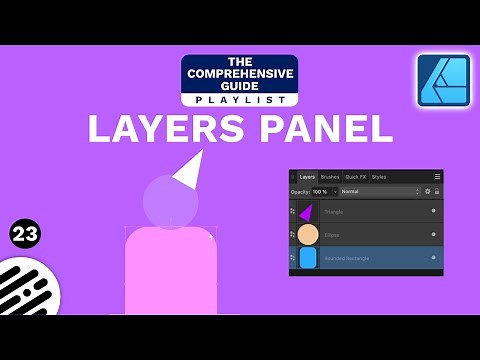 Affinity Designer Tutorial: Understanding the Layers Panel