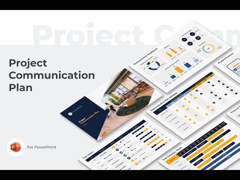 Project Communication Plan PPT PowerPoint Template