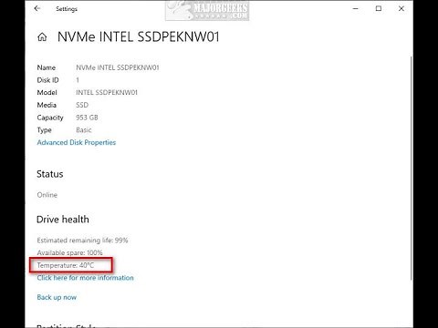 How to Check Drive Health, Temp, and SMART in Windows 10
