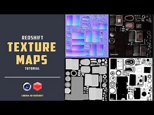 How to use texture maps [PBR] in Redshift [CINEMA 4D TUTORIAL]