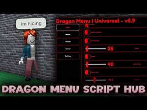 Dragon Menu Universal Hub - ROBLOX EXPLOITING