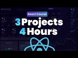 Build 3 React Projects in 4 Hours | ReactJS Course For Beginners