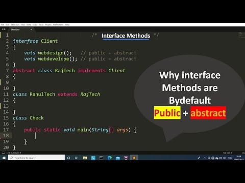 interface methods in java | Learn Coding