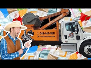 Giant Trash Smasher Truck Tour with Cowboy Jack | Huge Machines and Trucks for Kids
