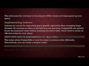 How to Optimize Your PostgreSQL Queries for Maximum Field Length Retrieval