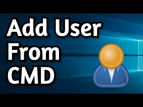 How To Add New User From CMD in Windows 10