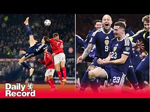 Scotland 4 Denmark 2: Kieran Tierney stunner sends Scotland to first World Cup in 28 years