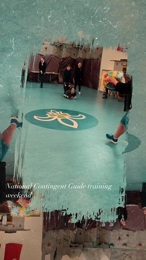 National Guide Contingent group team building | Irish Girl Guides