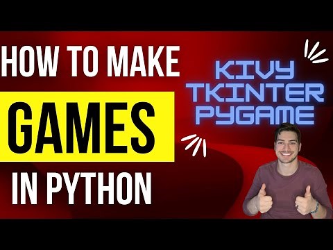 How to Make a Game in Python: Tkinter, Pygame, and Kivy Comparison and Tutorial!