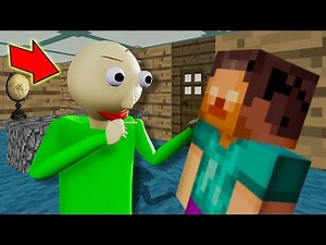 Baldi Built A MASSIVE MINECRAFT MANSION!!! | Baldi’s Basics In Education And Learning (Mods)