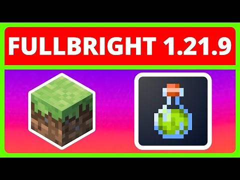 How To Download And Install FullBright For Minecraft Java 1.21.9 | FullBright Minecraft