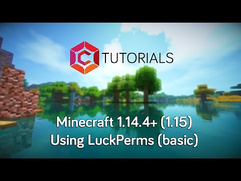 How to use LuckPerms (The Basics) for Minecraft 1.14.4+ (1.15)