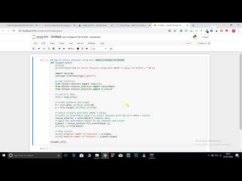 ANOVA F-value method for feature selection in Python