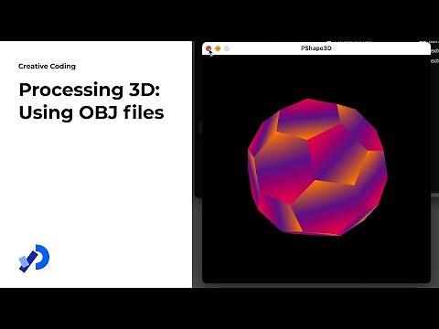 Processing 3D: Using OBJ Files