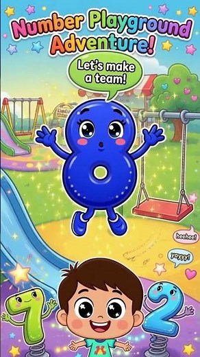Play and Learn with Numbers in a Fun Playground Adventure #LearningVideo