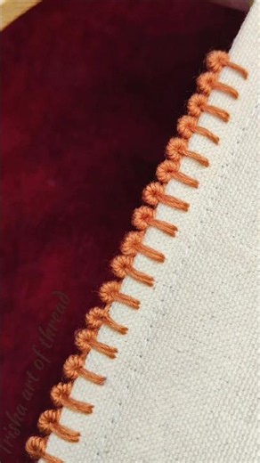 level up your border with this easy embroidery hack #shorts #embroidery #trending #explore #viral