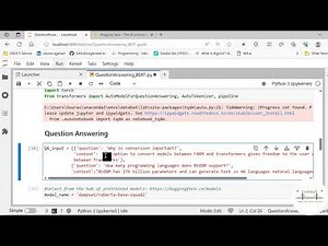 Question Answering using Transformers Hugging Face Library || BERT QA Python Demo