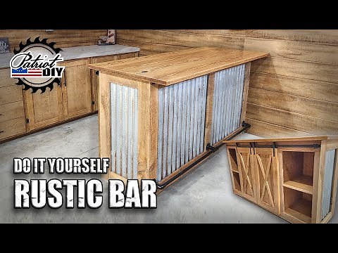 Your Man Cave Needs This DIY Rustic Bar