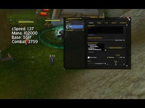 WeakAuras basics - Custom LUA function