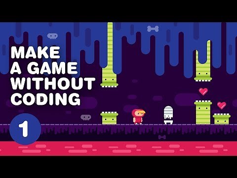 How to MAKE A VIDEO GAME without coding - 2D Platformer - Construct 3 Tutorial For Beginners PART 1