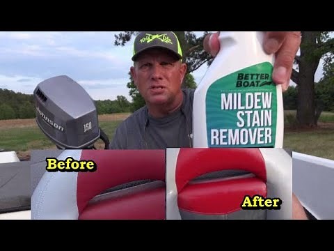 How to remove mold & mildew from vinyl boat seats/How to clean your boat and remove unwanted stains