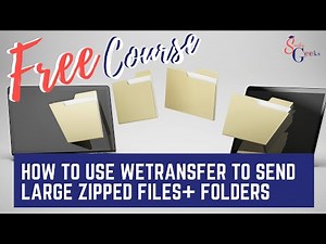 How to Use WeTransfer To Send Large Zipped Files+ Folders (Lesson 2/4)