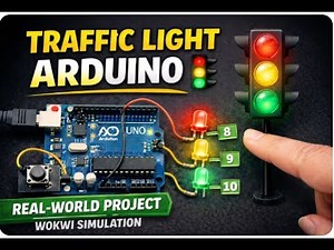 Traffic Light System using Arduino Wokwi Simulation