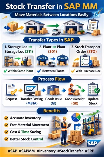 SAP Stock Transfer: Inventory Management Across Locations | Avdhesh Chauhan posted on the topic | LinkedIn