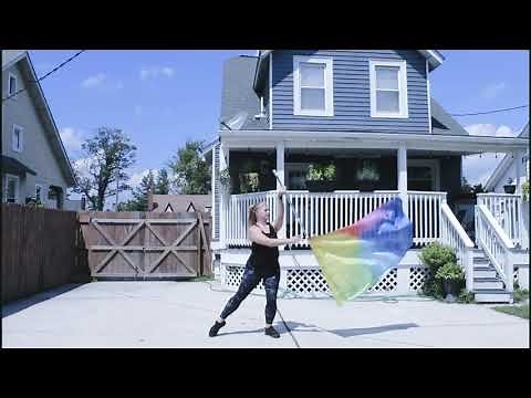 Intermediate Flag Choreography for Colorguard Students