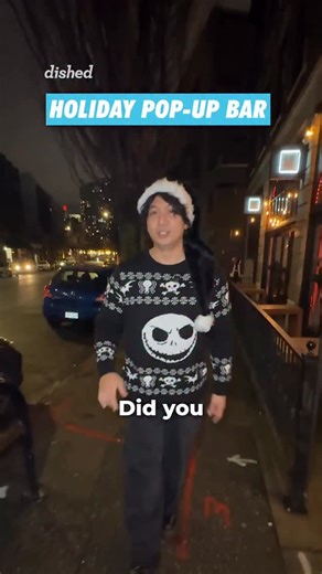 Which festive drink would you try first? 🍹 Gastown’s Alibi Room (@alibiroomvancouver) has an upbeat holiday pop-up bar for a limited time, and it’s got karaoke, trivia, themed drinks, and more 😋 📍 157 Alexander St., Vancouver 🎙️ 🎥 @tgykofficial 💻 @sheeza.aamir | Dished Vancouver