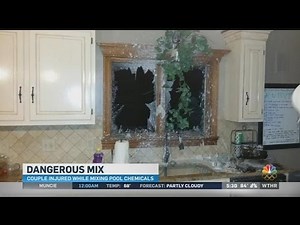 Pool chemical accident