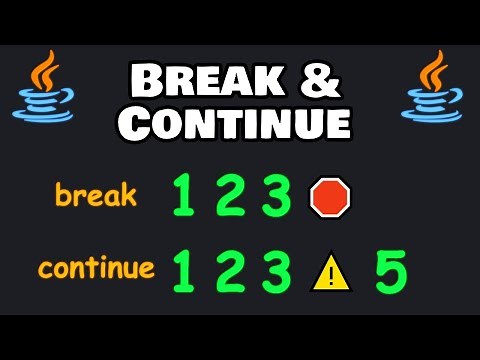 Learn BREAK & CONTINUE in 2 minutes! 🚦