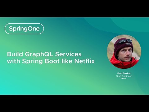 Build GraphQL Services With Spring Boot Like Netflix (SpringOne 2024)
