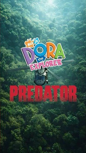 Predator vs Dora the Explorer (Unexpected Crossover) #movies #SciFi #viralshorts